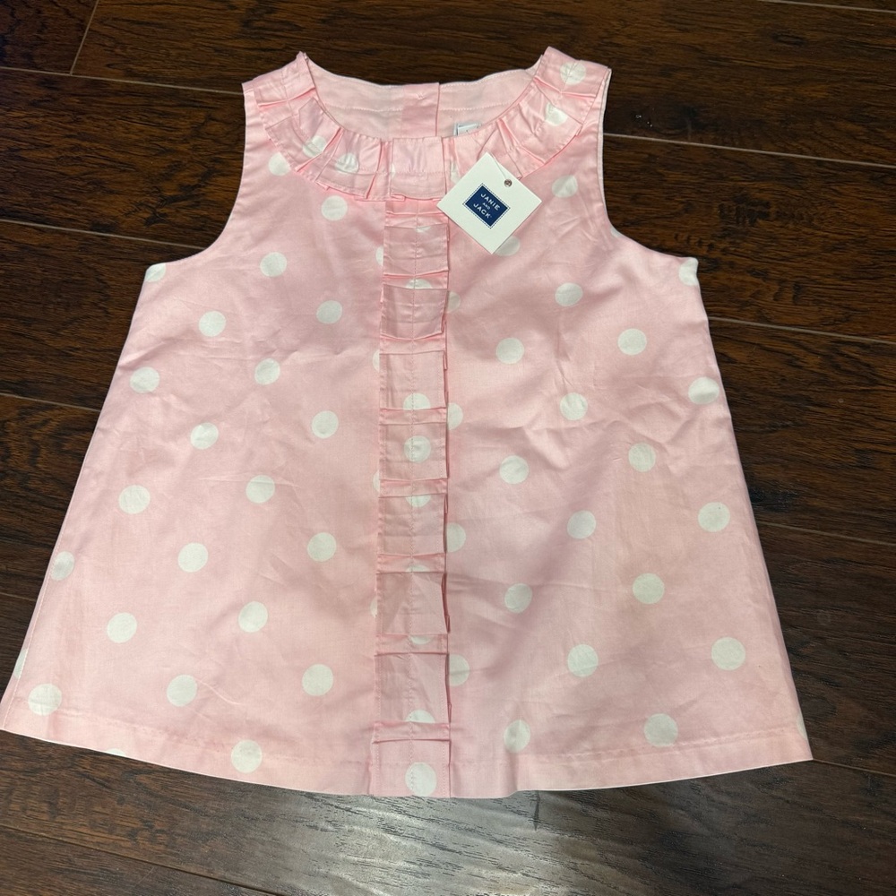 NWT JANIE AND JACK TOP GIRLS SIZE 8